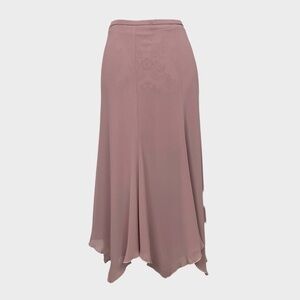 Jacques Vert Asymmetrical Hem Chiffon Midi Skirt